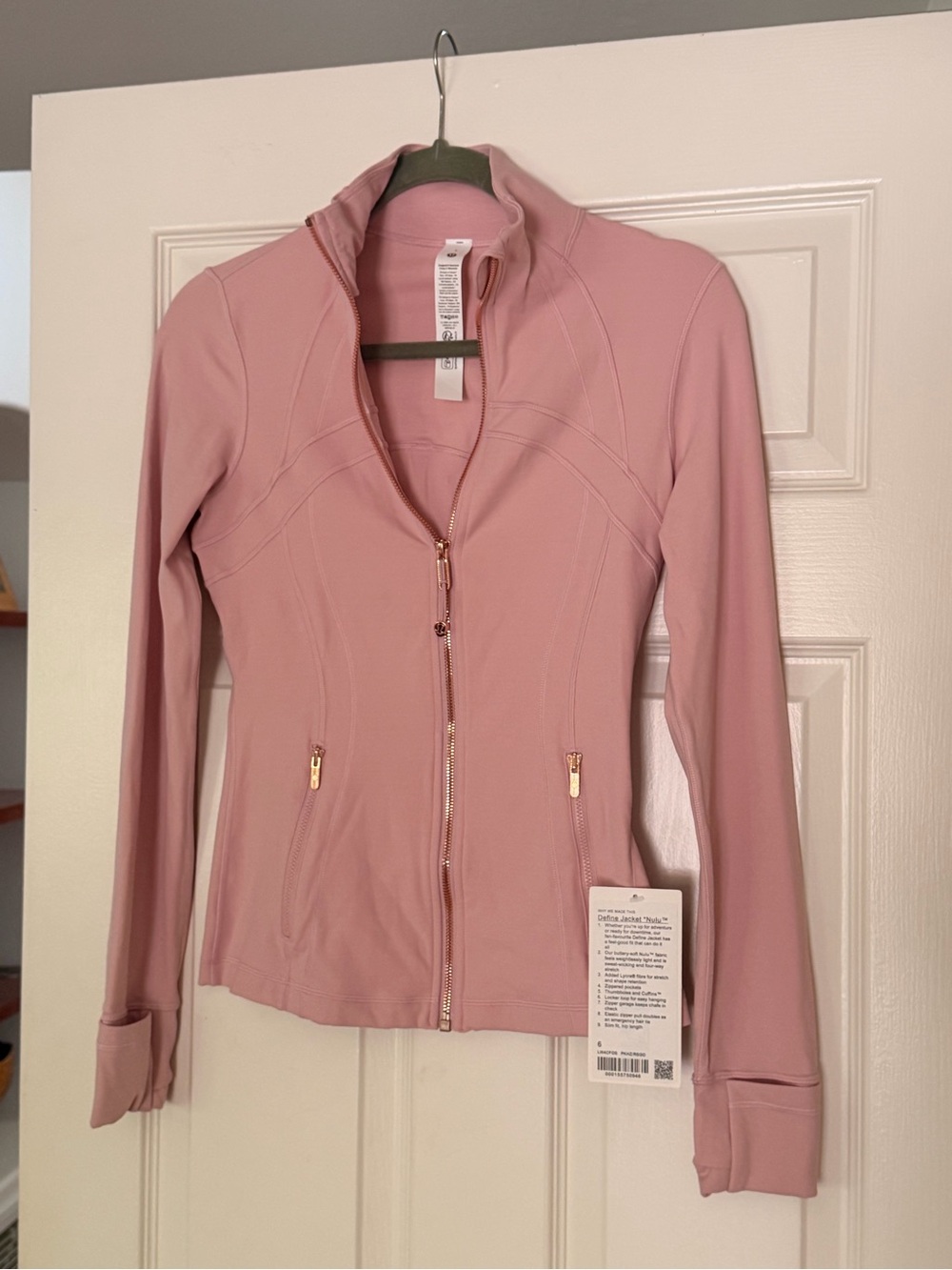 Lululemon Define Jacket Nulu Pink Zip-Up Jacket